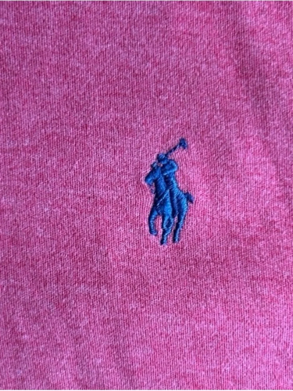 Ralph Lauren Pink Polo Shirt with Navy Pony